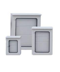 ตู้กันน้ำประตู 2 ชั้น มีกระจก DENCO