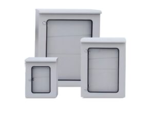 ตู้กันน้ำประตู 2 ชั้น มีกระจก DENCO