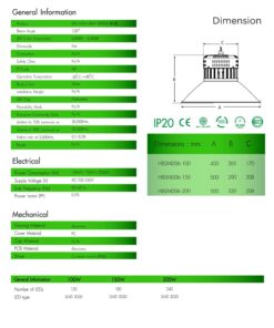 Alternative view of โคมไฮเบย์ LED(SMD) รุ่น VERTEX V2 สีเงิน