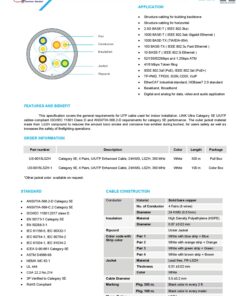 Alternative view of สายสัญญาณUS-9015M: CAT5E UTP PE OUTDOOR (305M.) LINK