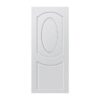 LYNN ประตู UPVC ภายนอก บานลูกฟัก ลายไม้ สีขาว FT02