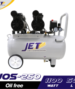 JET ปั๊มลมไร้น้ำมัน 1.5HP (50L) รุ่น JOS-250